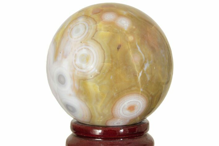 Multi-Colored Ocean Jasper Sphere - New Deposit! #206635